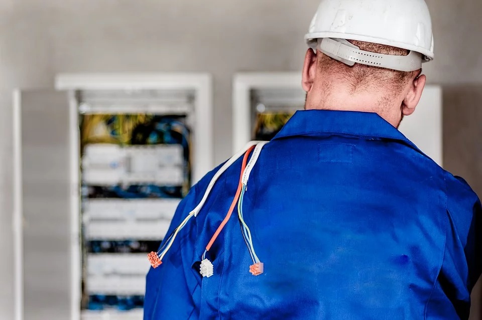 Engineer inspecting for a safety