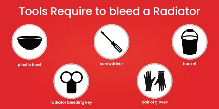 Radiator bleeding tools require