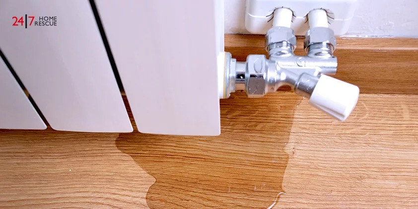 Radiator is leaking water