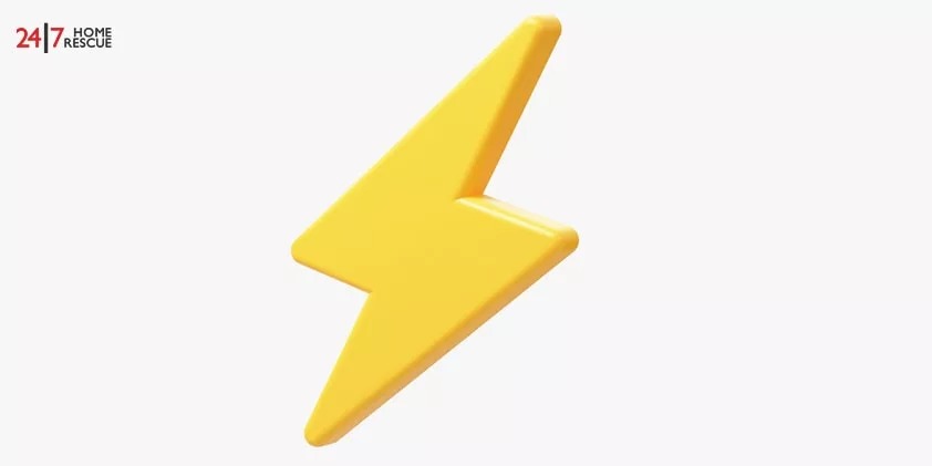A yellow lightning bolt icon