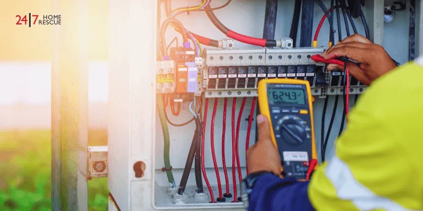 A person is using system metering