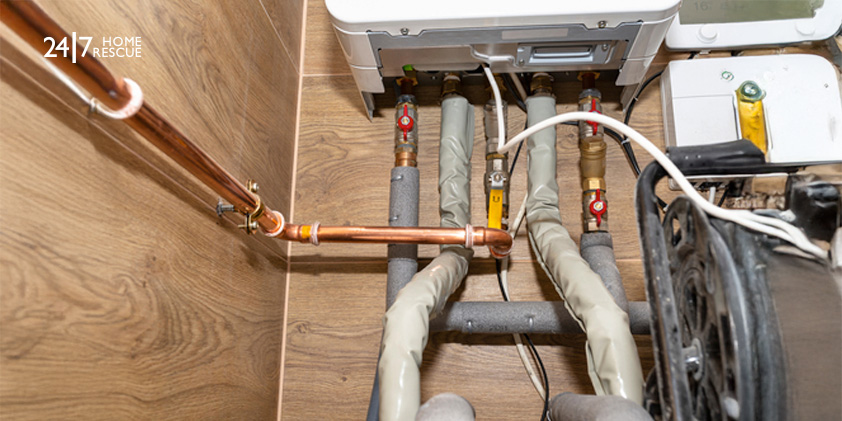 Important Function of Combi Boiler Pipes Explained Pipes attached to a boiler