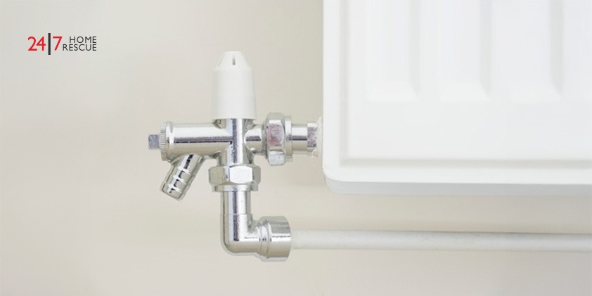 What is a Lockshield Radiator Valve? An adjusted lockshield radiator valve