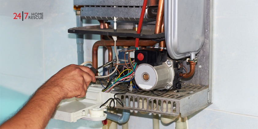 Vaillant F61 Fault Code: Troubleshooting Guide Picture showing a faulty pcb of a gas boiler