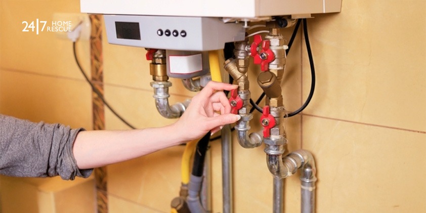 Vaillant F61 Fault Code: Troubleshooting Guide Woman checking the gas valve of a boiler