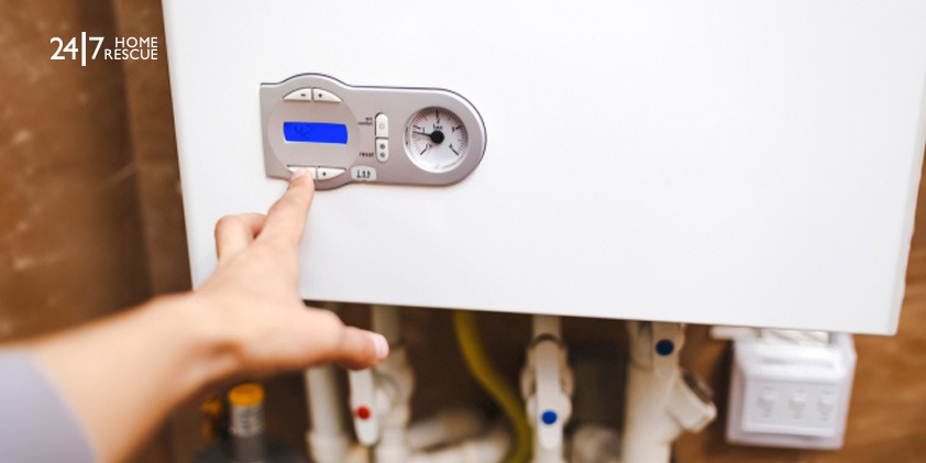 Low pressure in a modern gas boiler
