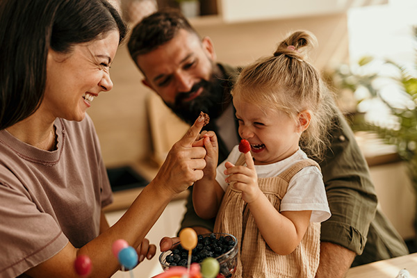 Family enjoying time together
